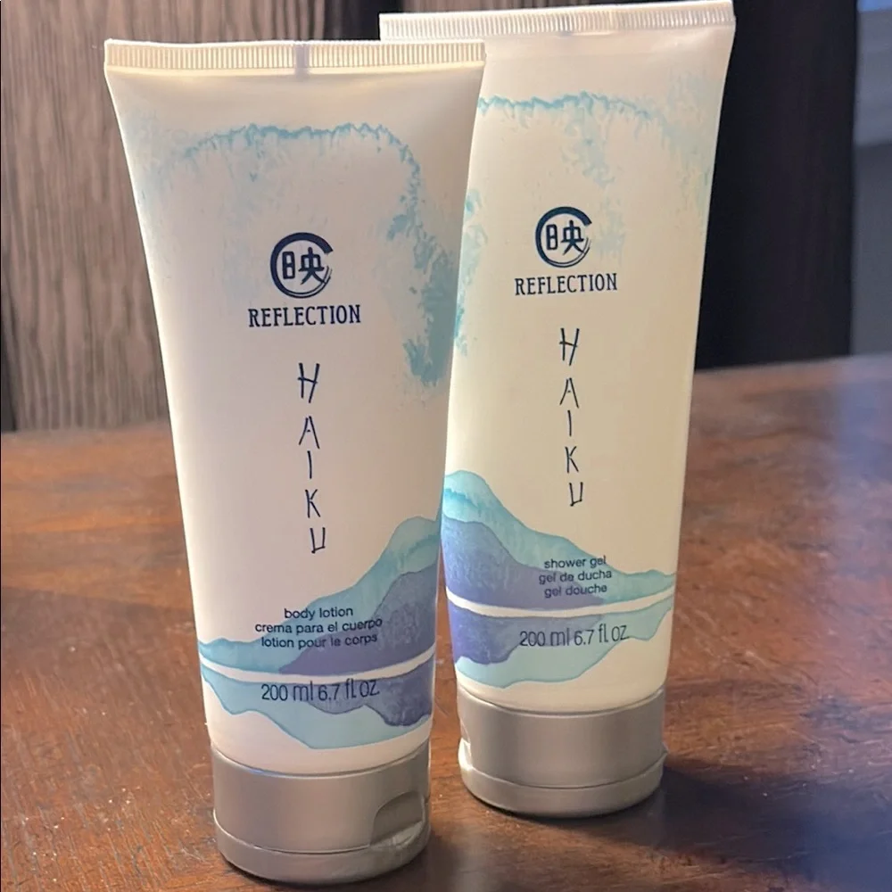 AVON Reflection Haiku Body Lotion & Shower Gel Set - Picture 2 of 7